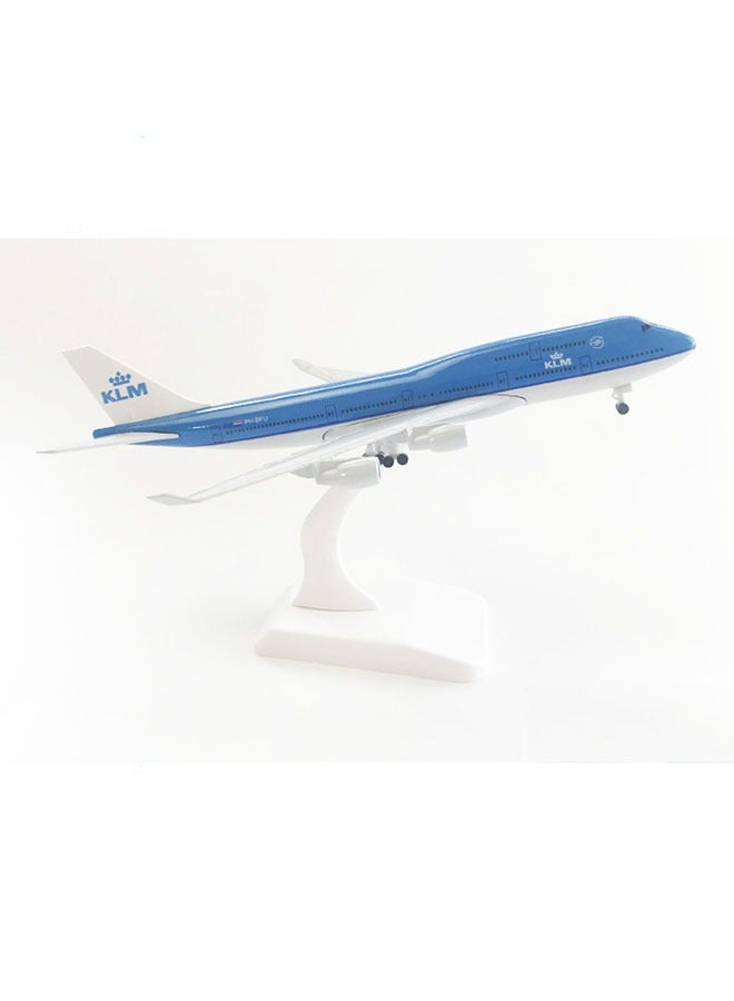 general 20cm Alloy Airplane Tabletop Display Model 1:200 Scale Dutch Boeing 747 Airplane Model Ornaments Toys Furniture Decorations Collection Gifts - Image 1