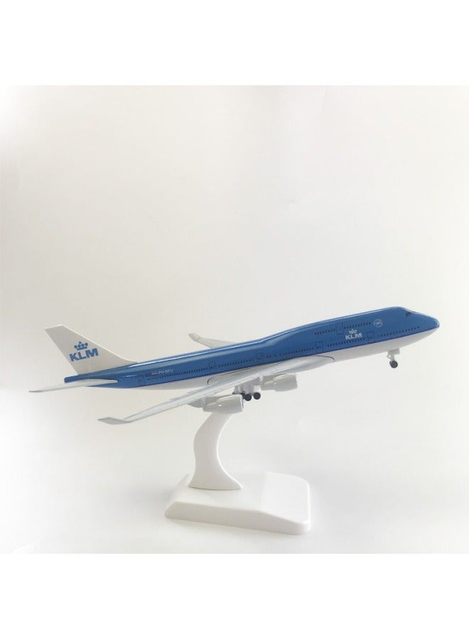 general 20cm Alloy Airplane Tabletop Display Model 1:200 Scale Dutch Boeing 747 Airplane Model Ornaments Toys Furniture Decorations Collection Gifts - Image 2