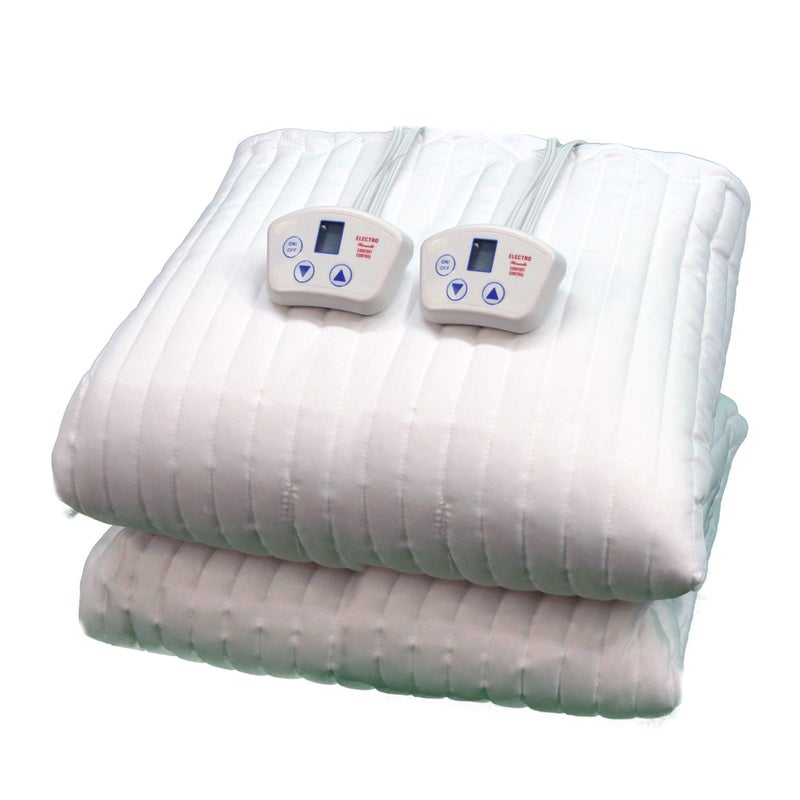 Electrowarmth M72Fxld California KingLong Two Controls Extra Long Heated Mattress Pad 72Inch by 84Inch White