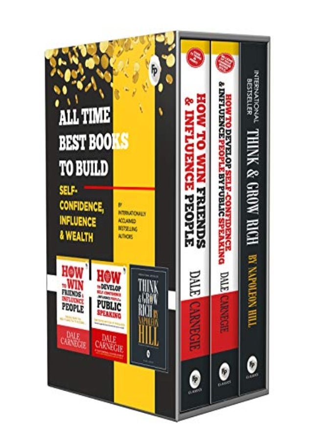 All Time Best Books To Build Self-Confidence, Influence & Wealth (Box Set Of 3 Books) - Fingerprint!