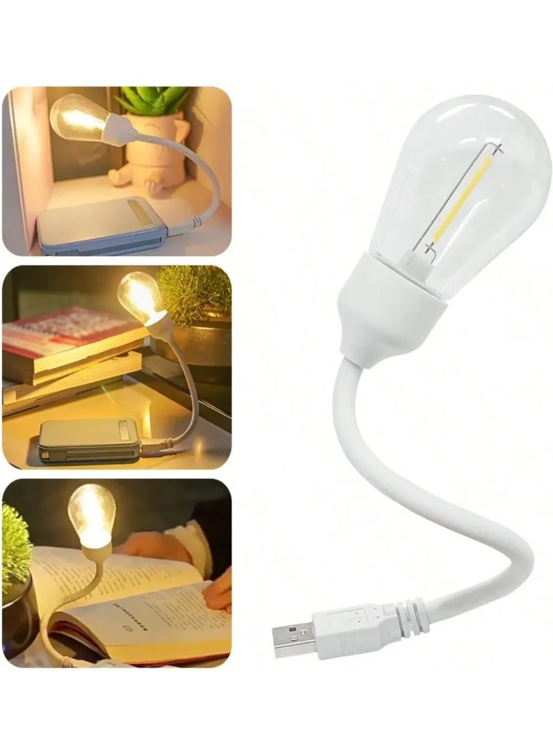 USB LED Tungsten Light Bulb, Reading Light, Camping Light, Night Light, USB Energy Saving - Image 1