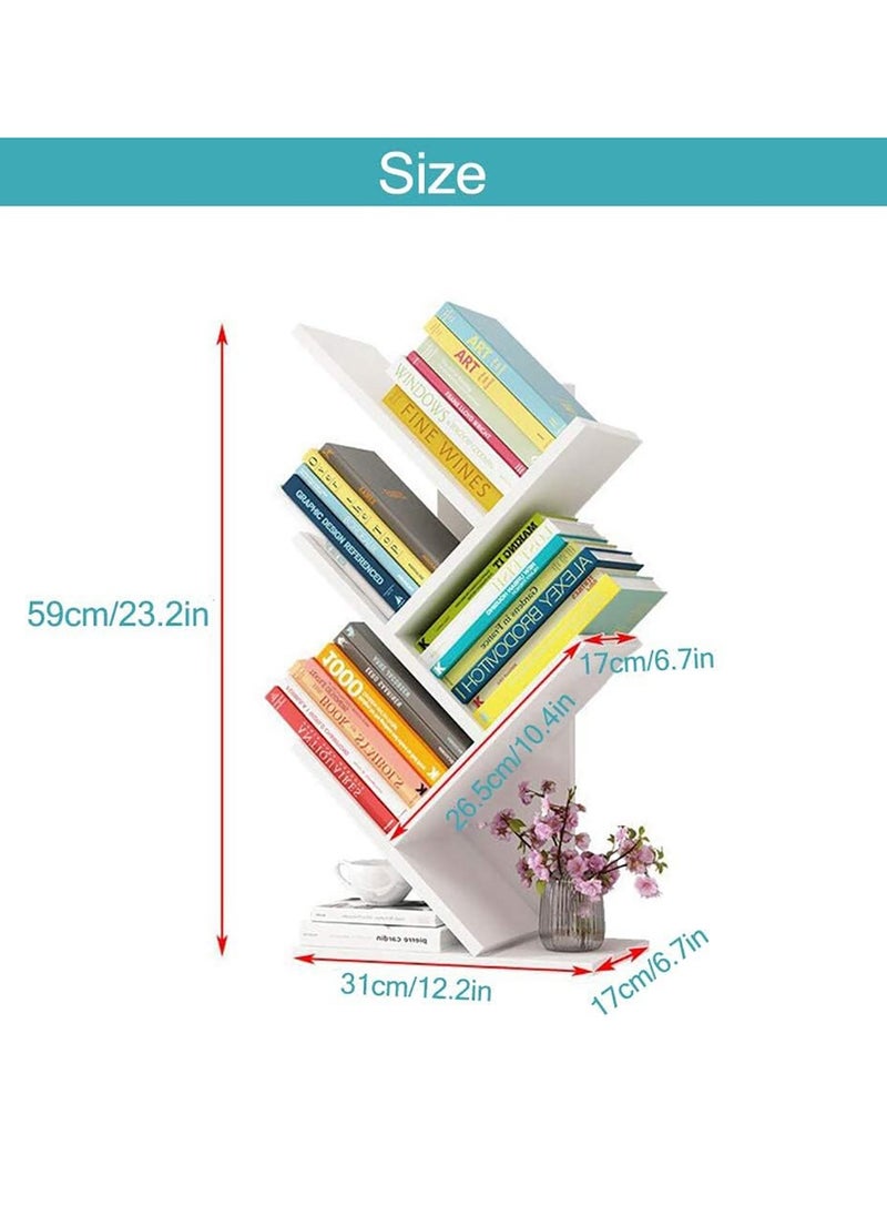 آن فش - رف الكتب المكتب الطابق الدائمة شجرة سطح المكتب الطابق الدائمة خزانة عرض رف الكتب الصغيرة لغرفة النوم غرفة المعيشة مكتب رفوف التخزين - Image 1