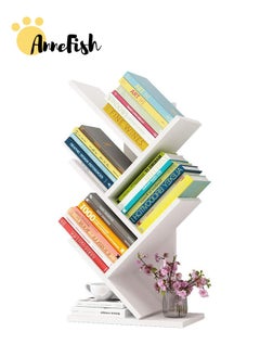 آن فش رف الكتب المكتب الطابق الدائمة شجرة سطح المكتب الطابق الدائمة خزانة عرض رف الكتب الصغيرة لغرفة النوم غرفة المعيشة مكتب رفوف التخزين  - Image 1