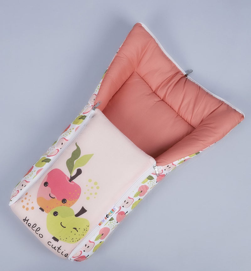 NEW COMERS® 3 in 1 Baby Bed, Sleeping Bag & Carry Nest, Cotton Baby Bedding for New Born & Infant, Travel Friendly Portable Bassinet, for Baby Carrying & co Sleeping, Unisex Baby Sleeping Bed-807 - Image 2