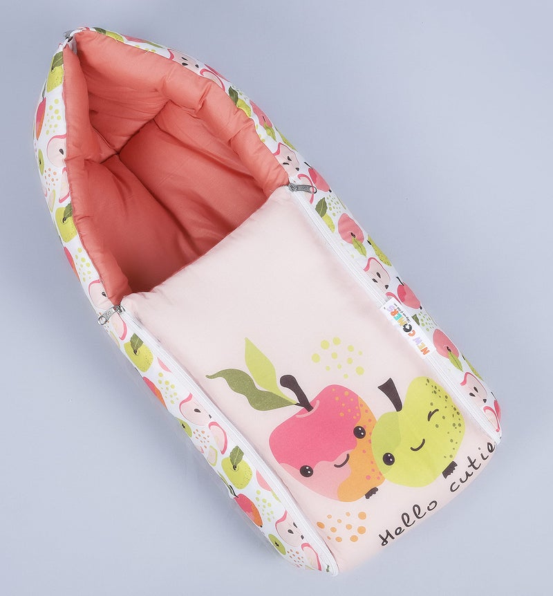 NEW COMERS® 3 in 1 Baby Bed, Sleeping Bag & Carry Nest, Cotton Baby Bedding for New Born & Infant, Travel Friendly Portable Bassinet, for Baby Carrying & co Sleeping, Unisex Baby Sleeping Bed-807 - Image 1