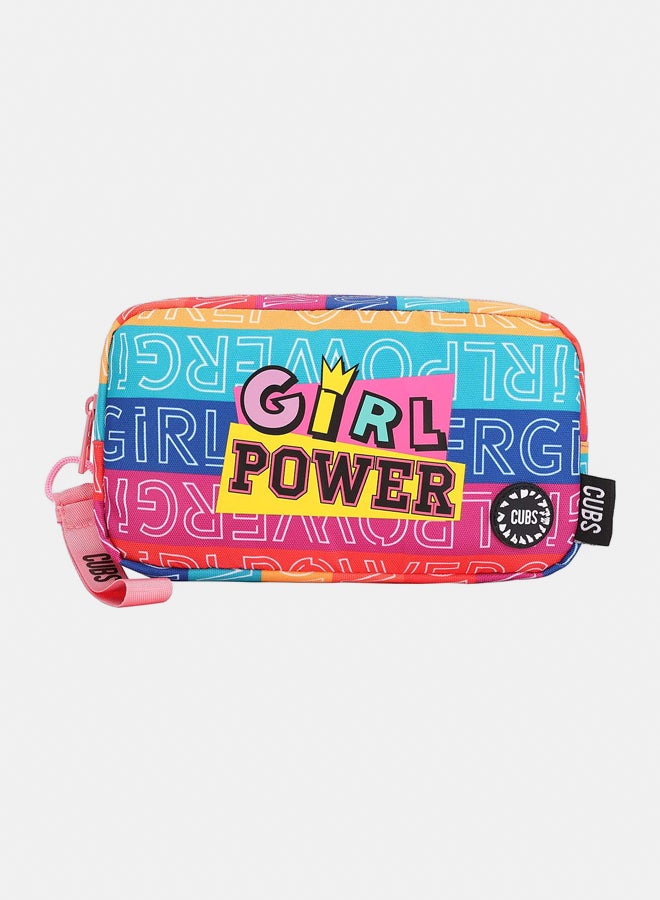 CUBS Pencil Case Power Girl Stripes - Image 1