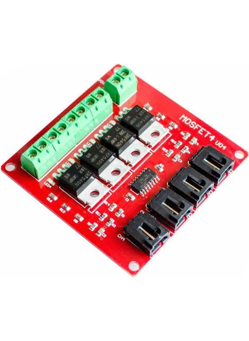 Hobi Mekatronik - Hobi Mechatronics Arduino 4 Channel IRF540 Mosfet Module - Image 1