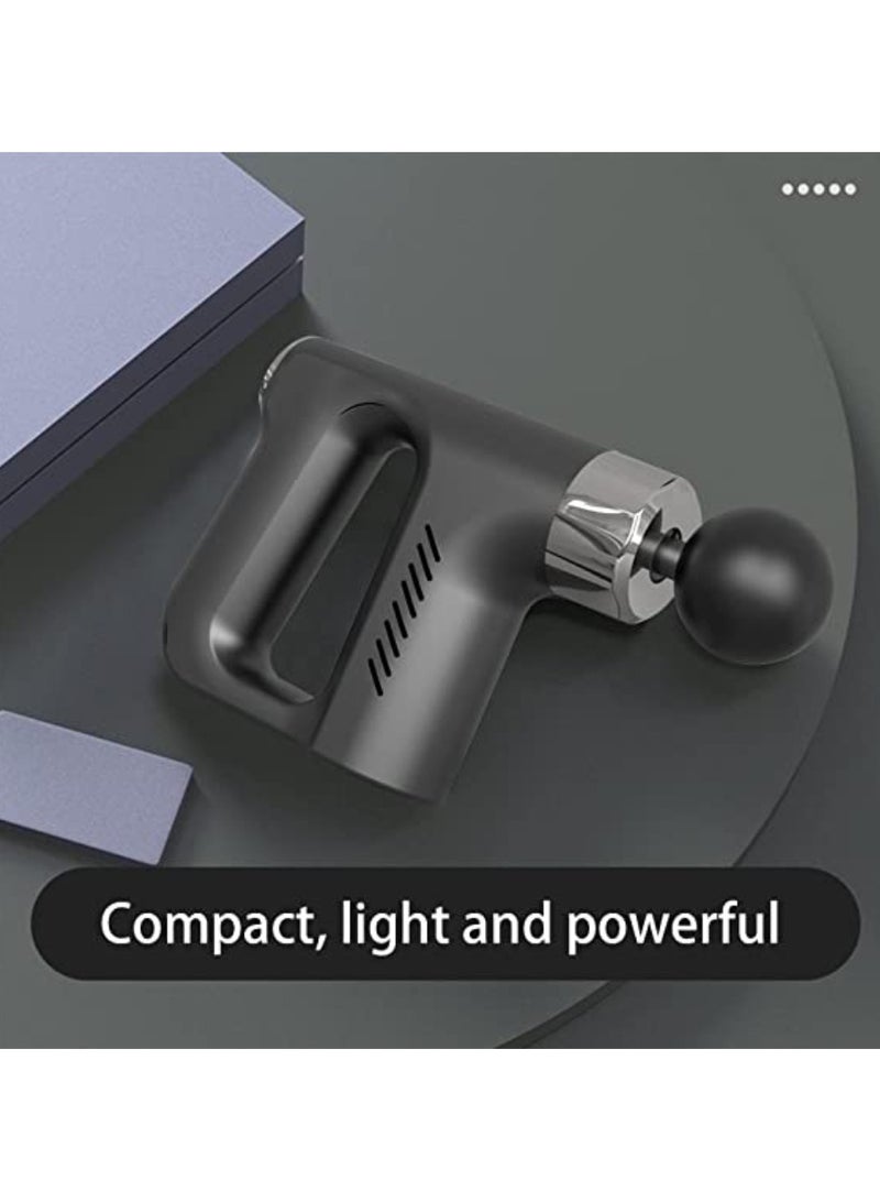 DIGI CORE Deep Tissue Massage Gun With 4 Massage Heads Muscle Massager Gun For Athletes Powerful Portable Electric Handheld Deep Tissue Body Massager Gun Neck Massager Gun Five Adjustable Speed Moods - Image 3