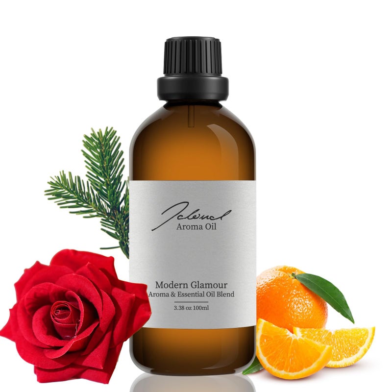 JCLOUD Modern Glamour Essential Oil - Inspired by W Hotel Scent - Pure Aromatherapy Diffuser Oil with Rose and Cedarwood, Home Luxury & Hotel Scents - 100mL - Image 1