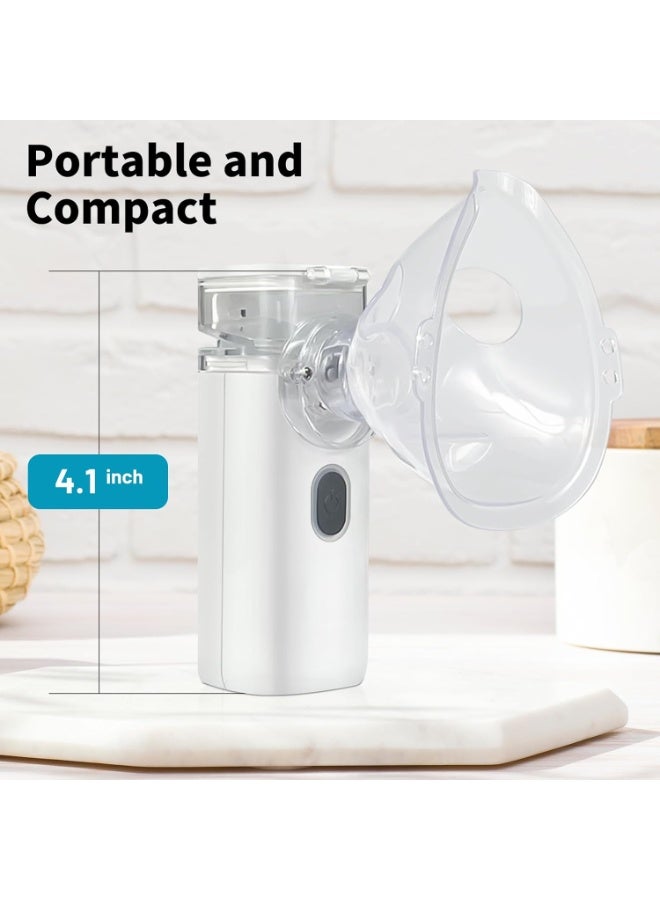 Respirox Portable Mesh Nebulizer, Suitable for Adults and Kids, USB-C Rechargeable Nebulizer, Compact Design for Home and Outdoor Use  - Image 2