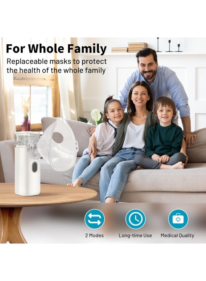 Respirox Portable Mesh Nebulizer, Suitable for Adults and Kids, USB-C Rechargeable Nebulizer, Compact Design for Home and Outdoor Use  - Image 4