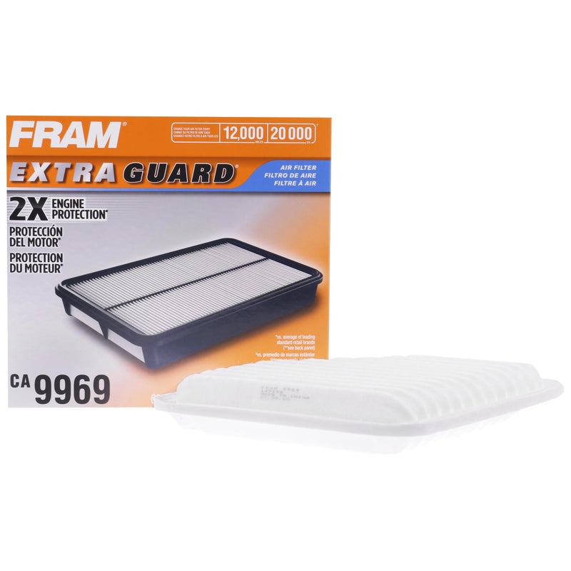 FRAM Extra Guard CA9969 Replacement Engine Air Filter for Select Chevrolet and Pontiac Models, Provides Up to 12 Months or 12,000 Miles Filter Protection - Image 1