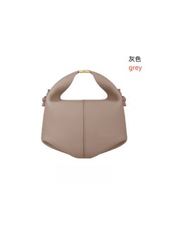 Polene Fashionable Design Womens Shoulder Bag Handbag Commute Dumpling Bag Genuine Leather Crossbody Bag From China Mainland Gray [spot]