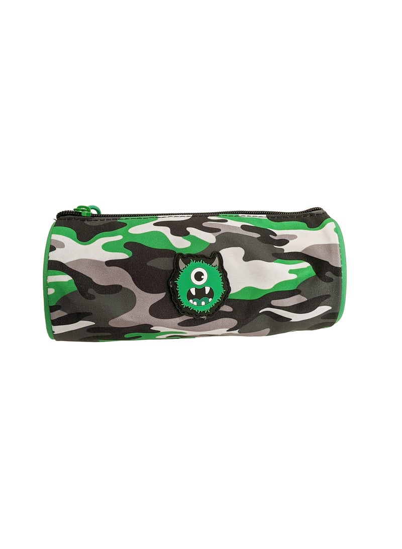 Tinc Hugga Camo Barrel Pencil Case - Image 1