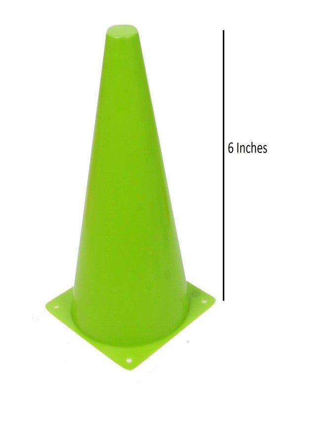 Toyshine 6 Inches Plastic Multicolored Stacking Cones | Perfect for Sports Training | Set of 6, Assorted Color (SSTP) - Image 4