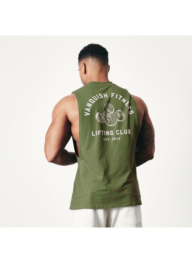 Generic - Vq Muscle Fitness Brothers Summer New Fitness Vest Mens Tops Outdoor Running Leisure Sports Sleeveless Bx3 white - Image 1