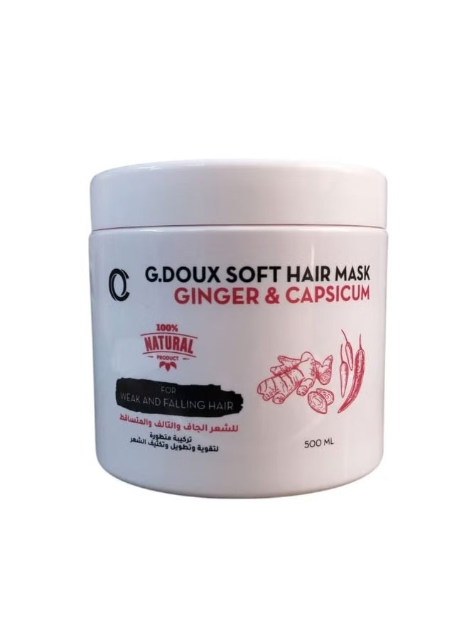 G.DOUX Soft hair mask ginger & capsicum 500 ml 