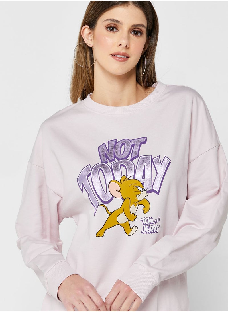 Tom & Jerry Crew Neck Sweatshirt - pzsku/Z845BCE671D9FDDF6B5A8Z/45/_/1702945377/e338893b-73b5-4613-937a-46c776fdfd58