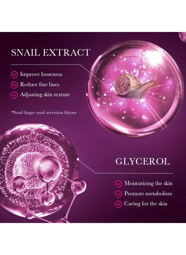 SADOER - Sadoer Snail Reorganize Collagen Face Serum 30ml Anti Aging Repair multiple nourish Skin Tightening - Image 1