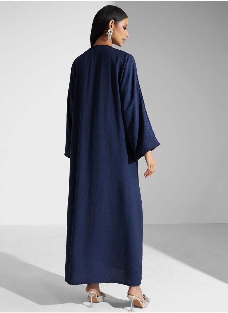 Khizana - Embellished Detail Abaya With Sheila - Image 1