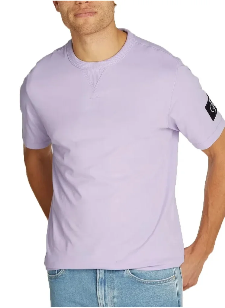 Calvin Klein Jeans Logo Badge Crew Neck T-Shirt