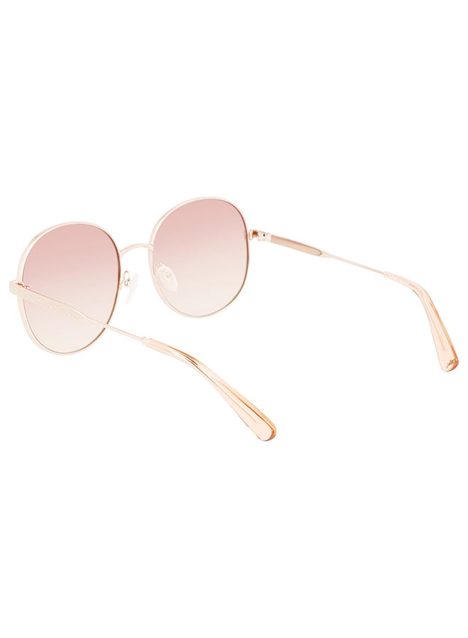 Longchamp نظارة شمسية دائرية للحماية من الأشعة فوق البنفسجية للنساء - LO161S-703-5919 - مقاس العدسة: 59 ملم - Image 3