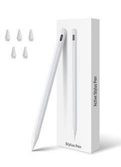Stylus Pen for iPad 10th&9th Generation,Fast Charge for Apple iPad Pencil with Palm Rejection,Compatible with 2018-2024 iPad10/9/8/7/6 Gen,iPad Pro 13" M4/12.9"/11",iPad Air 3/4/5/M2,iPad Mini 5/6
