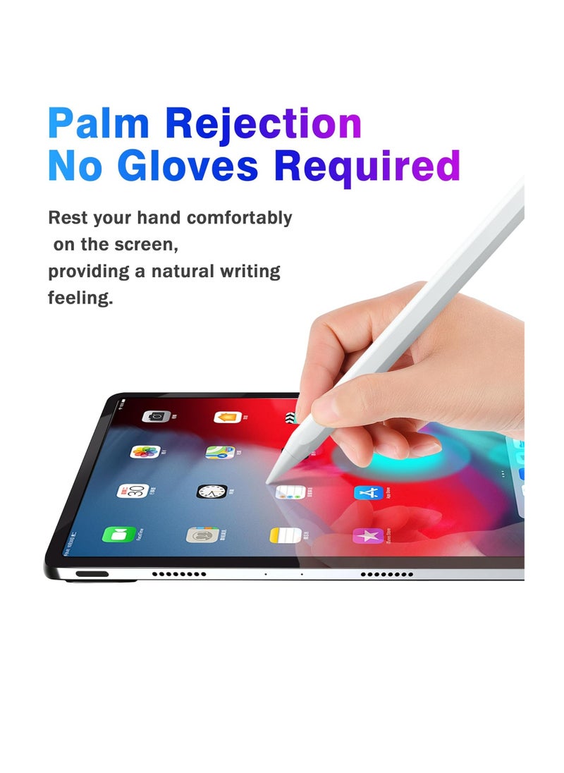 Generic - Stylus Pen for iPad 10th&9th Generation,Fast Charge for Apple iPad Pencil with Palm Rejection,Compatible with 2018-2024 iPad10/9/8/7/6 Gen,iPad Pro 13" M4/12.9"/11",iPad Air 3/4/5/M2,iPad Mini 5/6 - Image 1