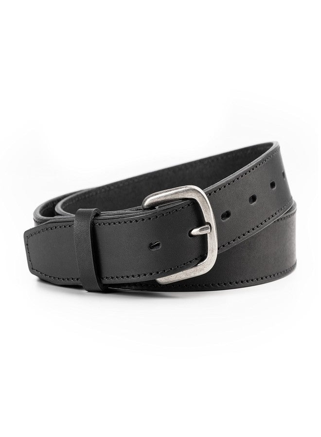 Main Street Forge The Executive Leather Belt | Made in USA | Men's Dress/Casual Belt | Black 36 - Image 1