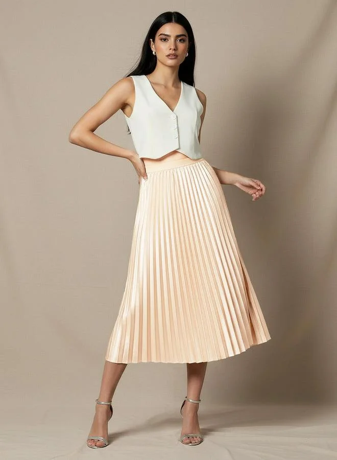 سبلاش فيڤ Midi Skirt with Pleats