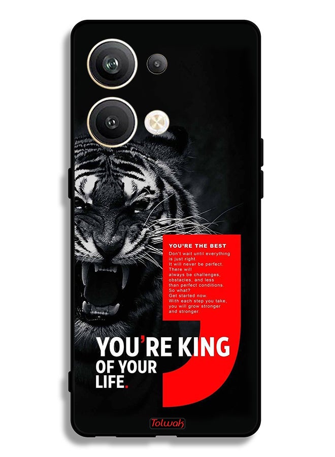 Tolwak Oppo Reno9 Pro Plus 5G Protective Case Cover You Are King Of Your Life - Image 2