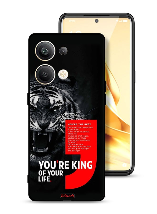 Tolwak Oppo Reno9 Pro Plus 5G Protective Case Cover You Are King Of Your Life - Image 1
