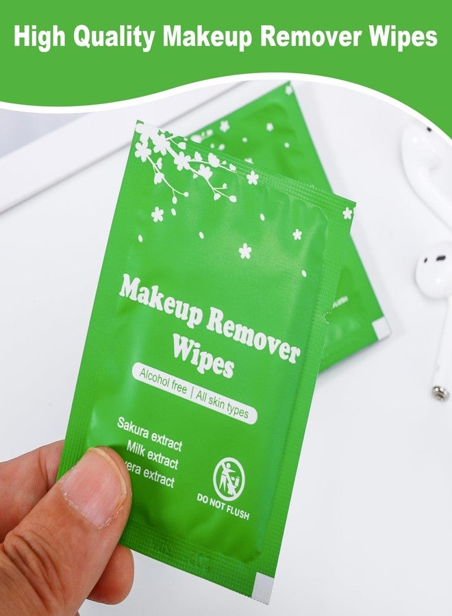 Vyndicca 100 PCS Makeup Remover Wipes, Individually Wrapped Wet Wipes for Makeups Remover, Travel Size Facial Cleansing Wipe Bulk, Makeup Wipe for Travel Wedding Hotel - Image 4