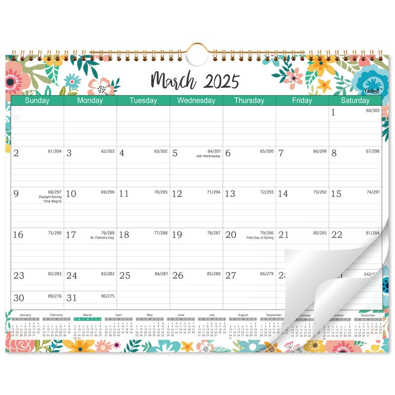 Coboll 2025-2026 Calendar - Mar. 2025 to Dec. 2026, Wall Calendar 2025-2026, 14.8 x 11.4 Inches, 22 Months Wall Calendar with Ample Blocks for Writing - Image 1