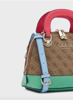GUESS Borsa Mini A Mano Cathleen 4g Logo  - Image 3