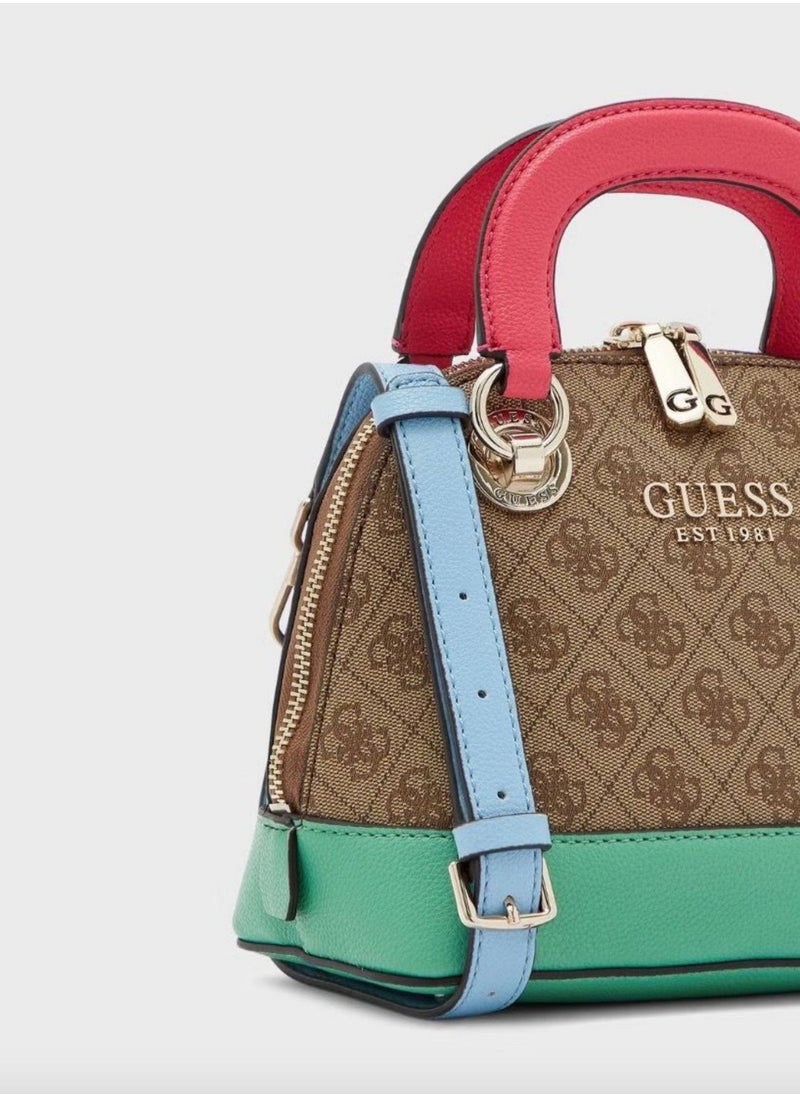 GUESS Borsa Mini A Mano Cathleen 4g Logo  - Image 3