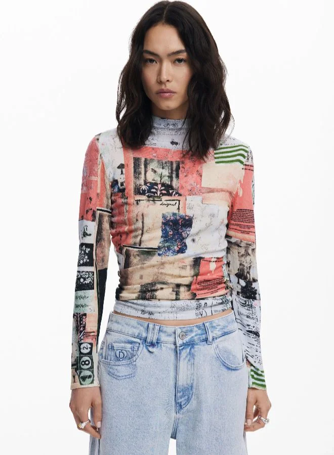 Desigual Blue Jeans With Buttons for Women | Best Price UAE