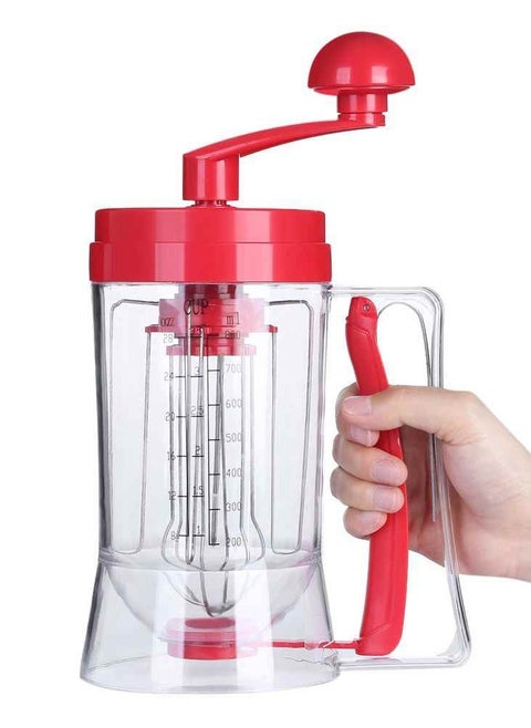 Pancake Mixer and Dispenser with Measurements Perfect for Making Cupcakes, Pancakes and Muffins