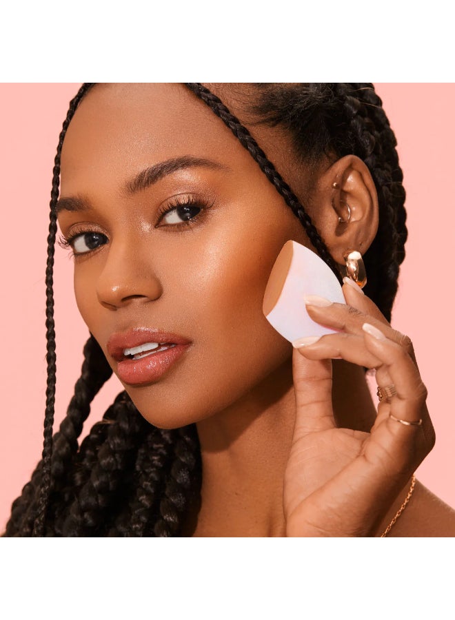 REAL TECHNIQUES Miracle Powder Sponge Makeup Blender Pink - Image 4