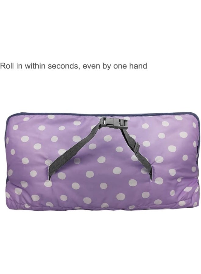 ICOPUCA Shopping Cart Cover for Baby boy Girl, Multi-in-1 Cart Covers for Babies, Infant High Chair Cover, Machine Washable, Soft Padded Grocery cart seat Cushion Cover, Purple dot - Image 5