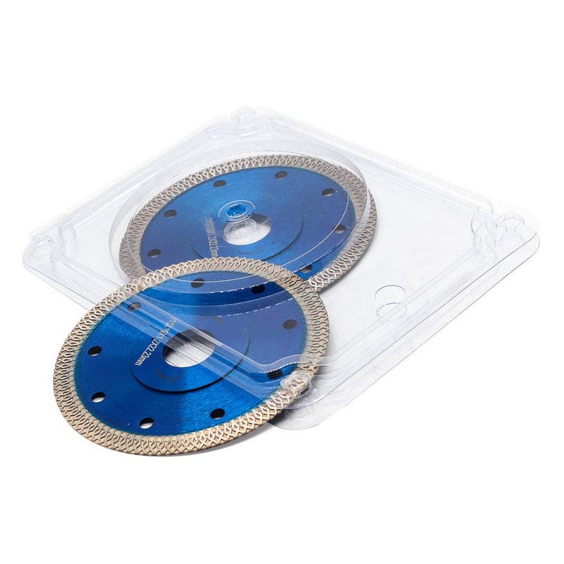 DAPRO 4.5 Inch 2Pcs/Box Super Thin Diamond Tile Blade Porcelain Saw Blade for Cutting Porcelain Tile Granite Marbles - Image 2