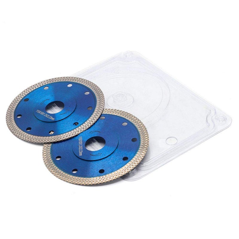 DAPRO 4.5 Inch 2Pcs/Box Super Thin Diamond Tile Blade Porcelain Saw Blade for Cutting Porcelain Tile Granite Marbles - Image 3