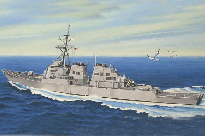 Hobby Boss USS Arleigh Burke DDG-51 Boat Model Building Kit - Image 2