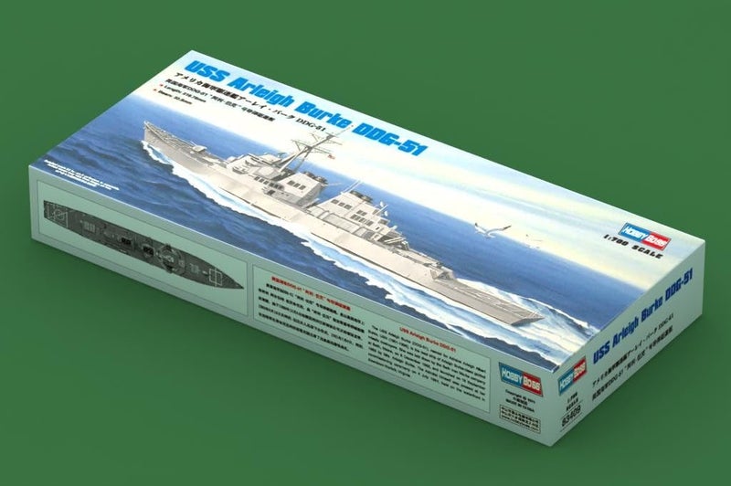 Hobby Boss USS Arleigh Burke DDG-51 Boat Model Building Kit - Image 3