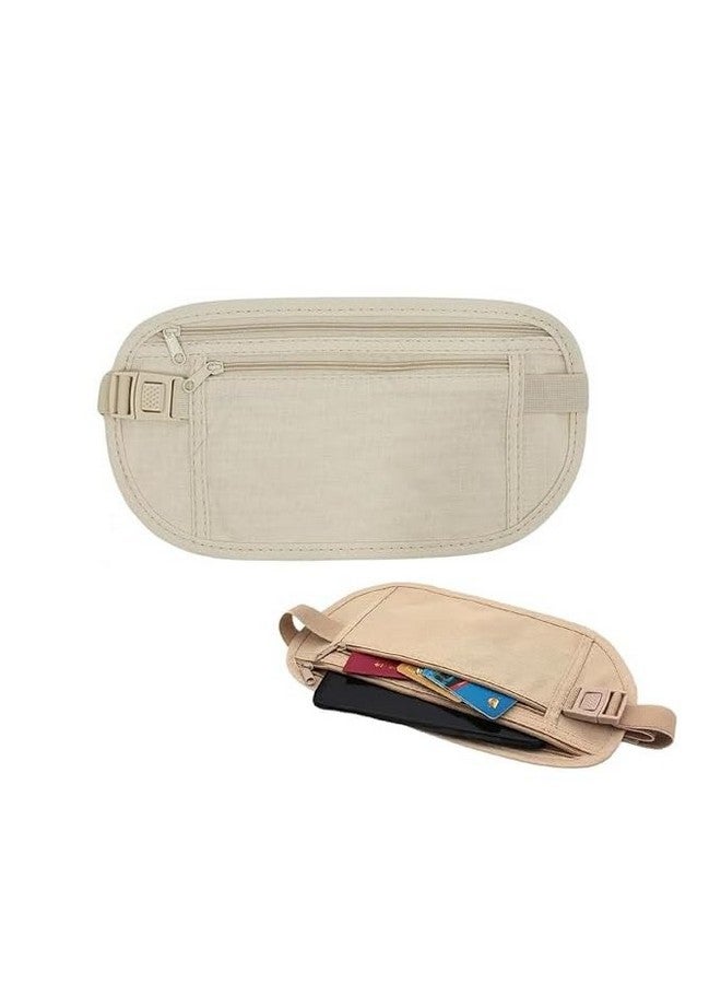 VishBin Secure Money Belt for Travelling,Undercover Hidden Travel Money Pouch Stealth Wallet for Cash, Cards, Passport, Keys & Mobile Phone, Waterproof Fanny Pack Anti Theft Bum Bags for Men Women - Image 1