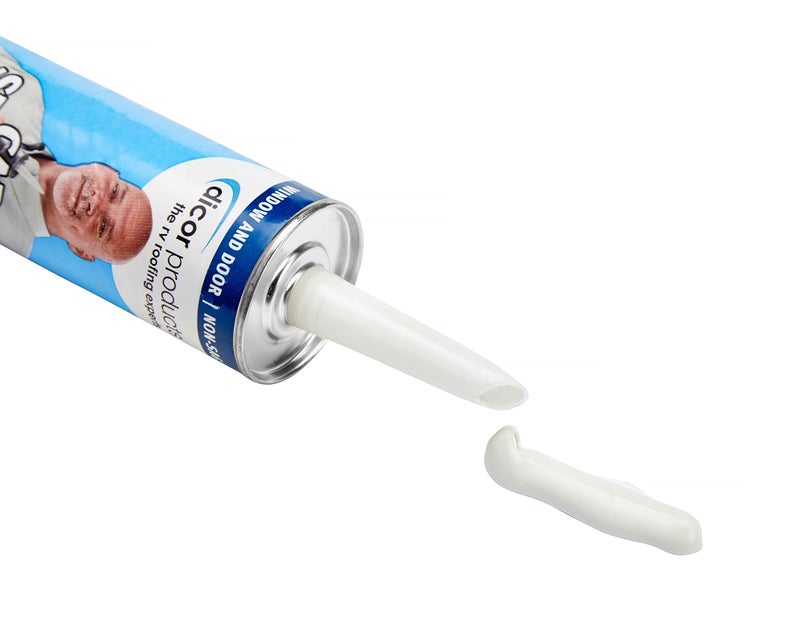 Dicor ديكور 351CSW-1 مانع تسرب خالي من HAPS - أبيض لصيانة نوافذ وأبواب المركبات الترفيهية - Image 2
