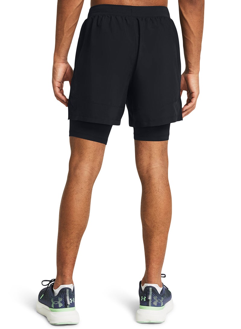 UNDER ARMOUR 5" 2In1 Launch Running Shorts - Image 2