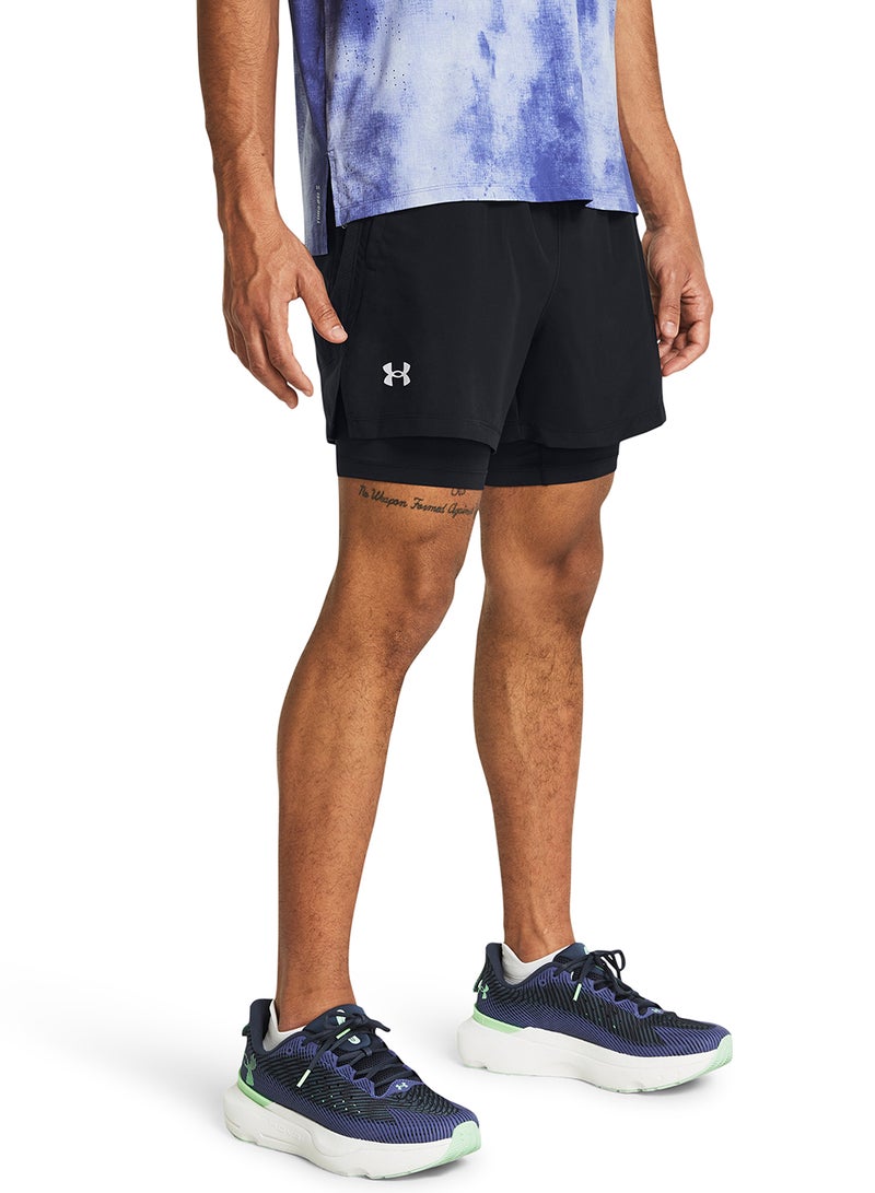 UNDER ARMOUR 5" 2In1 Launch Running Shorts - Image 3