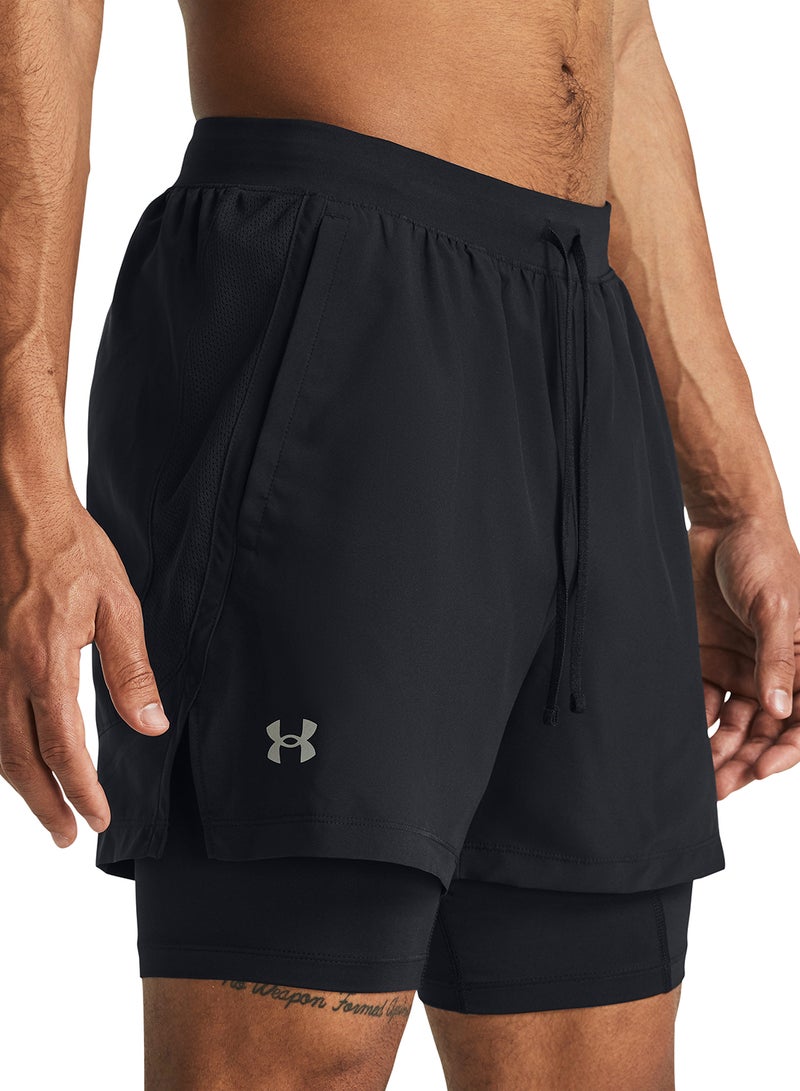 UNDER ARMOUR 5" 2In1 Launch Running Shorts - Image 1