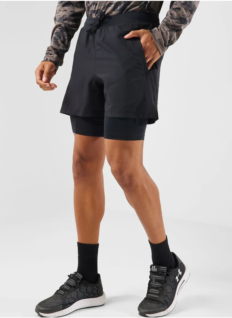 UNDER ARMOUR Launch 5'' 2-In-1 Shorts